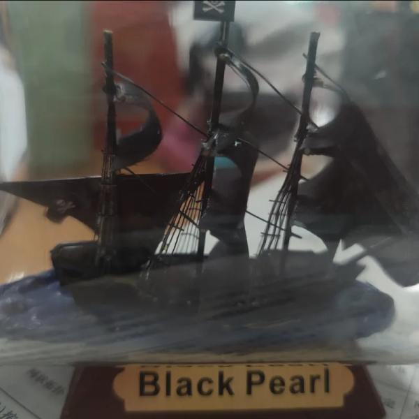 Pirates of the Caribbean ship with black pearl