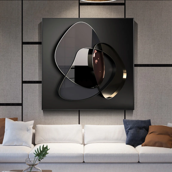 Abstract 3d geometric painting