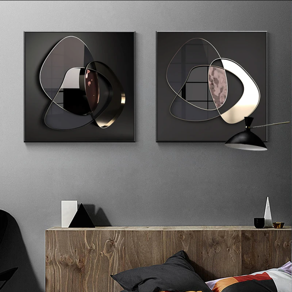 Abstract 3d geometric painting